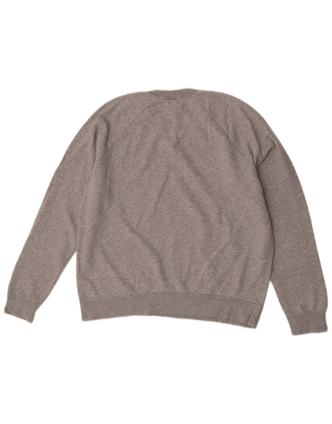 Moletom masculino Nike Jumper grande algodão manchado cinza