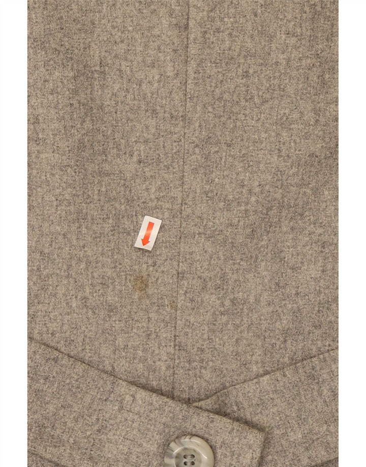Sobretudo feminino Topshop UK 12 lã cinza médio