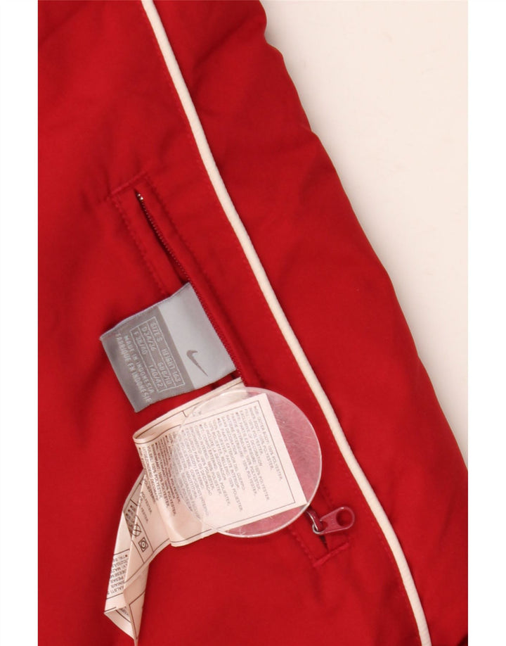 Jaqueta Nike Feminina Reversível UK 8/10 Pequena Poliéster Vermelho