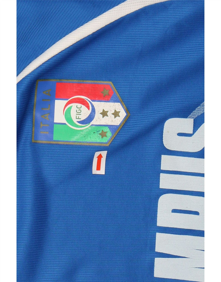 PUMA Boys Italia Graphic T-Shirt Top 11-12 Years Blue Polyester