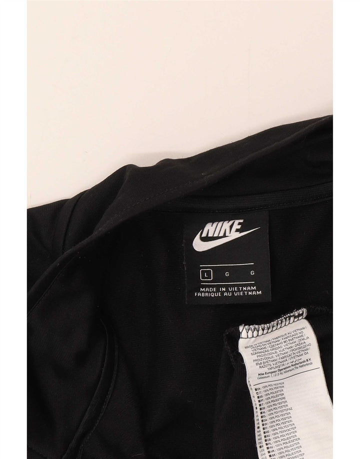 Nike Mens Treino Top Jaqueta Grande Poliéster Preto