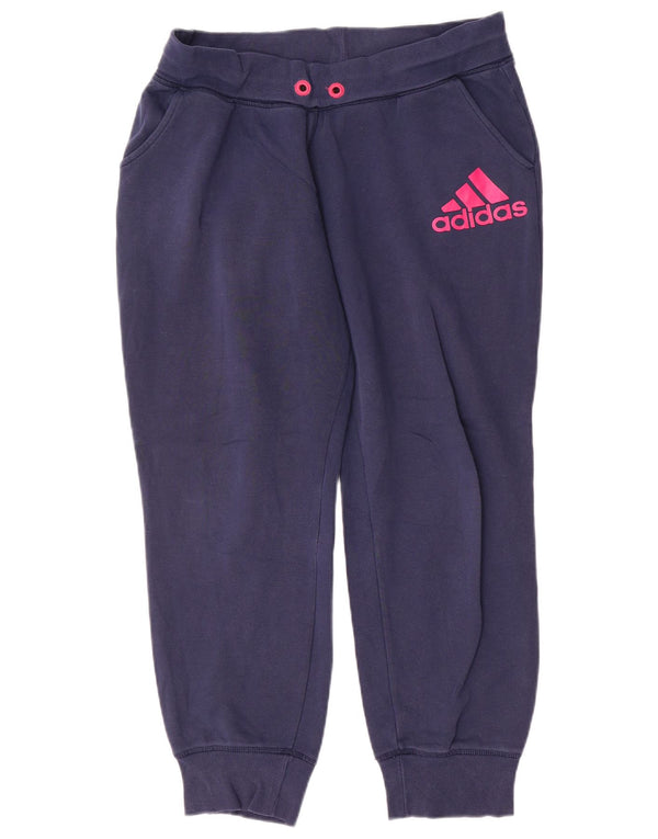 Calça Adidas Feminina Graphic Tracksuit Joggers UK 12/14 Médio Azul Marinho