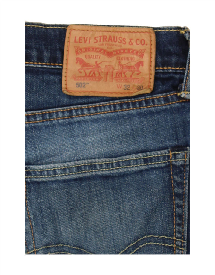 LEVI'S Womens 502 Denim Shorts W32 Large  Blue Cotton Vintage Levi's and Second-Hand Levi's from Messina Hembry 