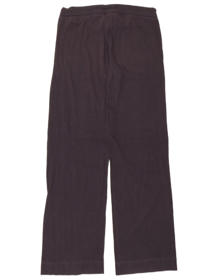 Calças de treino femininas Adidas UK 10 pequenas de algodão preto