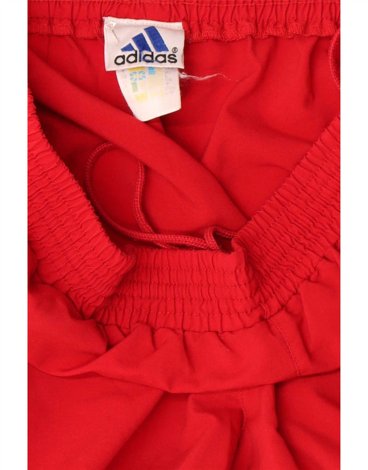 Adidas Mens Treino Calças Joggers Grande Poliéster Vermelho