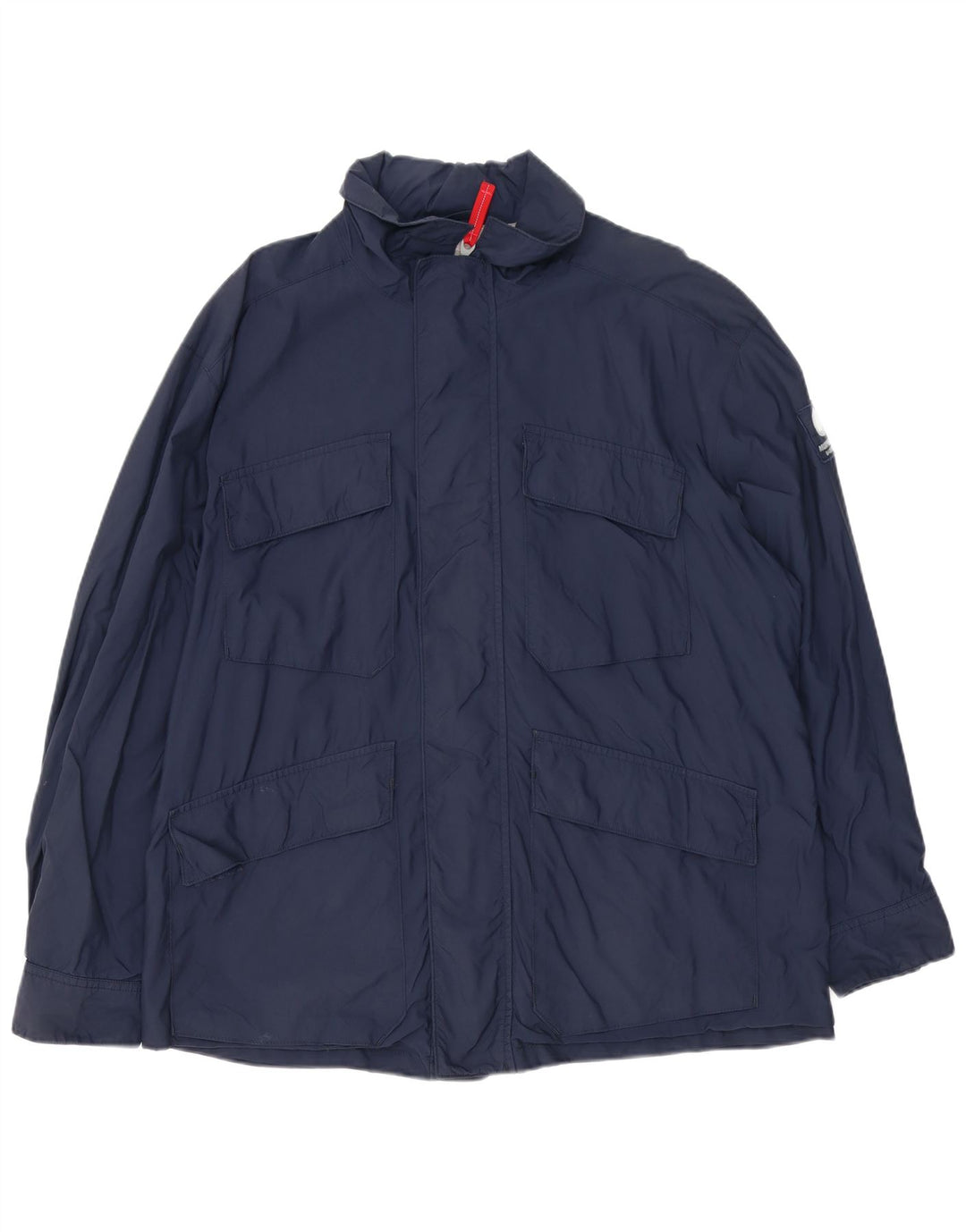 Jaqueta utilitária masculina Murphy & Nye UK 42 XL azul marinho poliéster