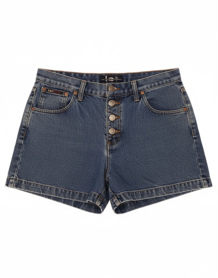 Shorts jeans feminino L.E.I US 9 médio W30 algodão azul