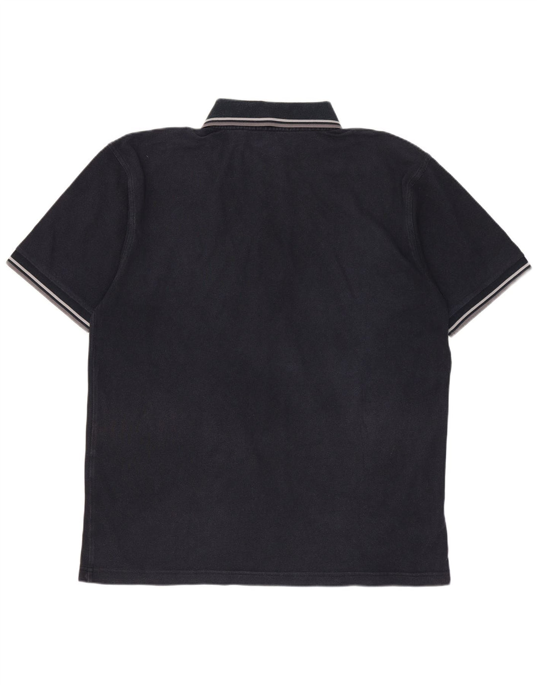 Camisa pólo masculina FRED PERRY grande algodão azul marinho