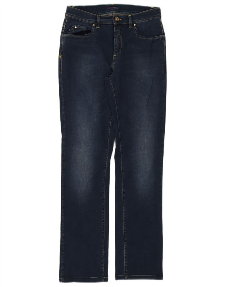 Jeans retos femininos TRUSSARDI W28 L29 algodão azul