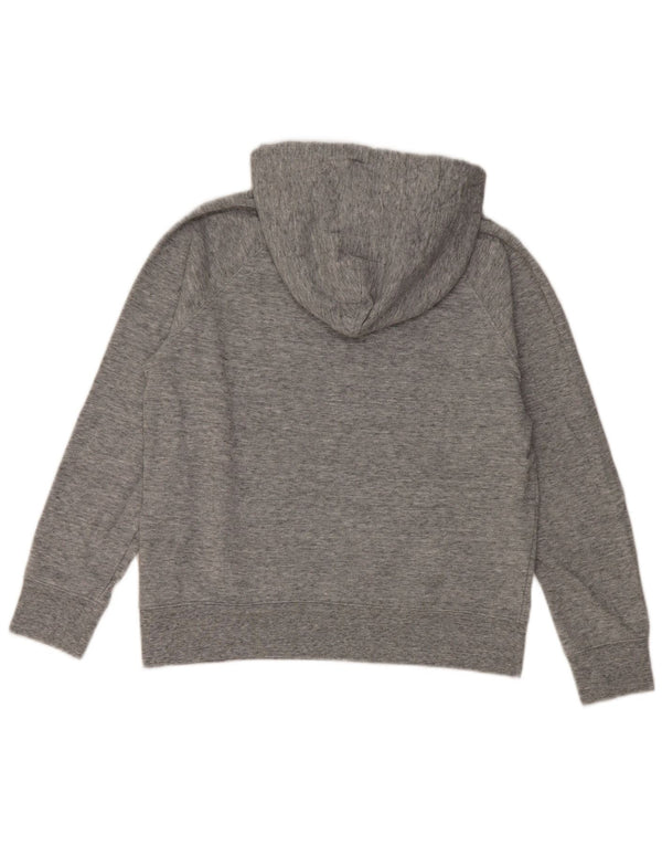 Suéter feminino Levi's com capuz grande e gráfico UK 10 pequeno cinza manchado