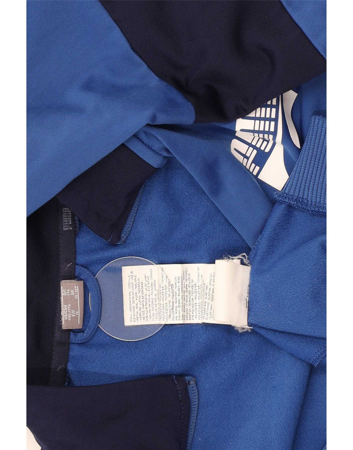 Jaqueta Puma Boys Graphic Tracksuit Top 15-16 Anos Azul Colorblock