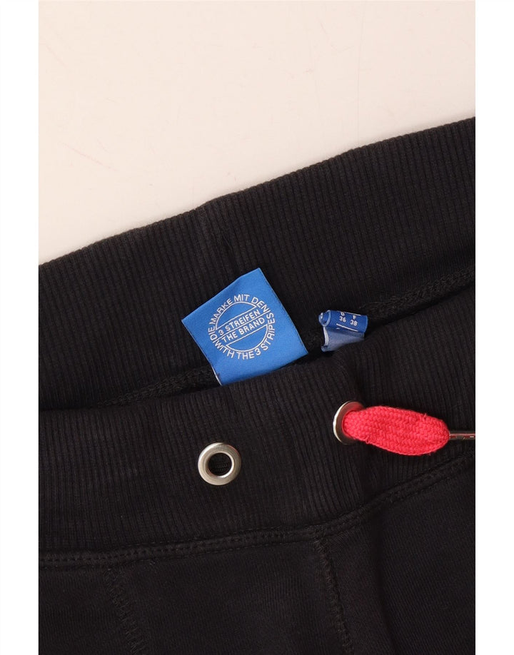 ADIDAS Womens Tracksuit Trousers Joggers  W32 L29 Black Cotton Vintage Adidas and Second-Hand Adidas from Messina Hembry 