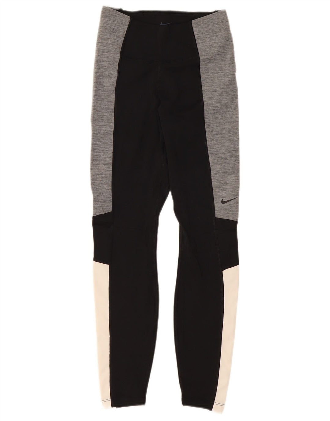 Leggings Nike Dri Fit Femininas UK 4 XS Preto Colourblock Poliéster