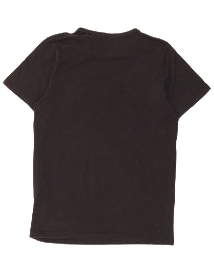 Camiseta masculina Jack & Jones Top médio algodão preto