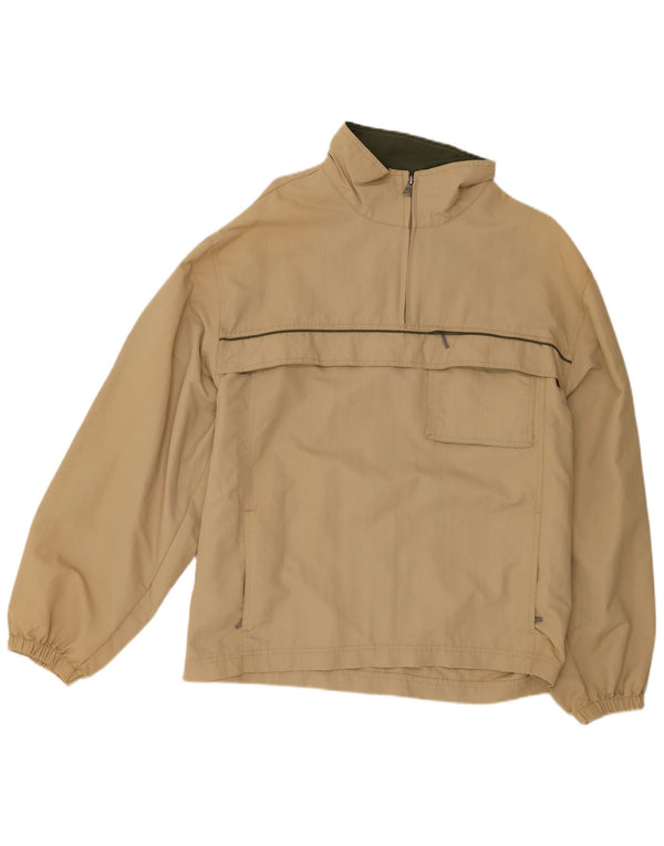 Jaqueta de chuva masculina Timberland UK 40 grande bege nylon