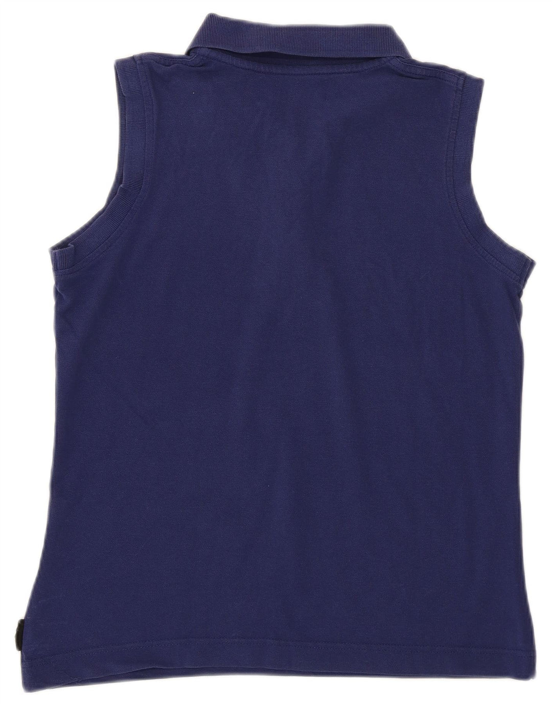 Camisa polo feminina sem mangas Kappa UK 12 médio azul marinho