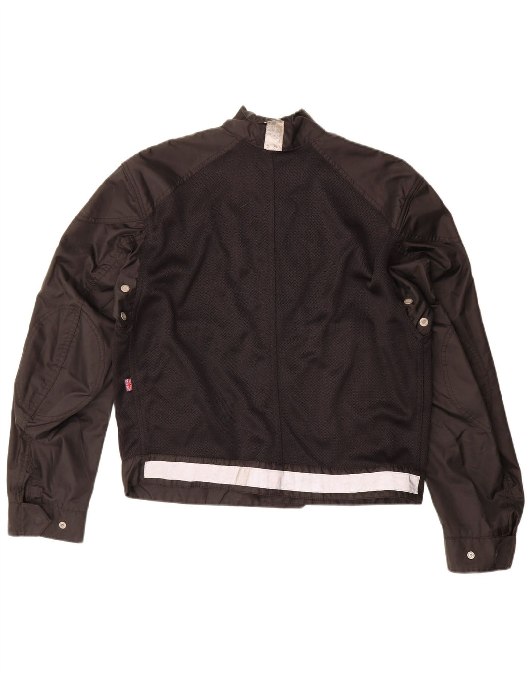 Belstaff Mens Racer Jacket UK 40 grande bloco colorido preto