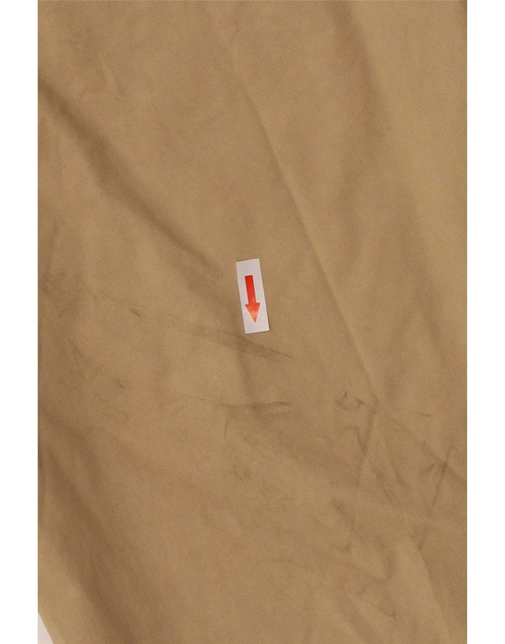 Camisa masculina Barbour algodão bege médio