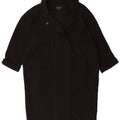 Sobretudo oversized feminino Topshop UK 14 grande poliéster preto