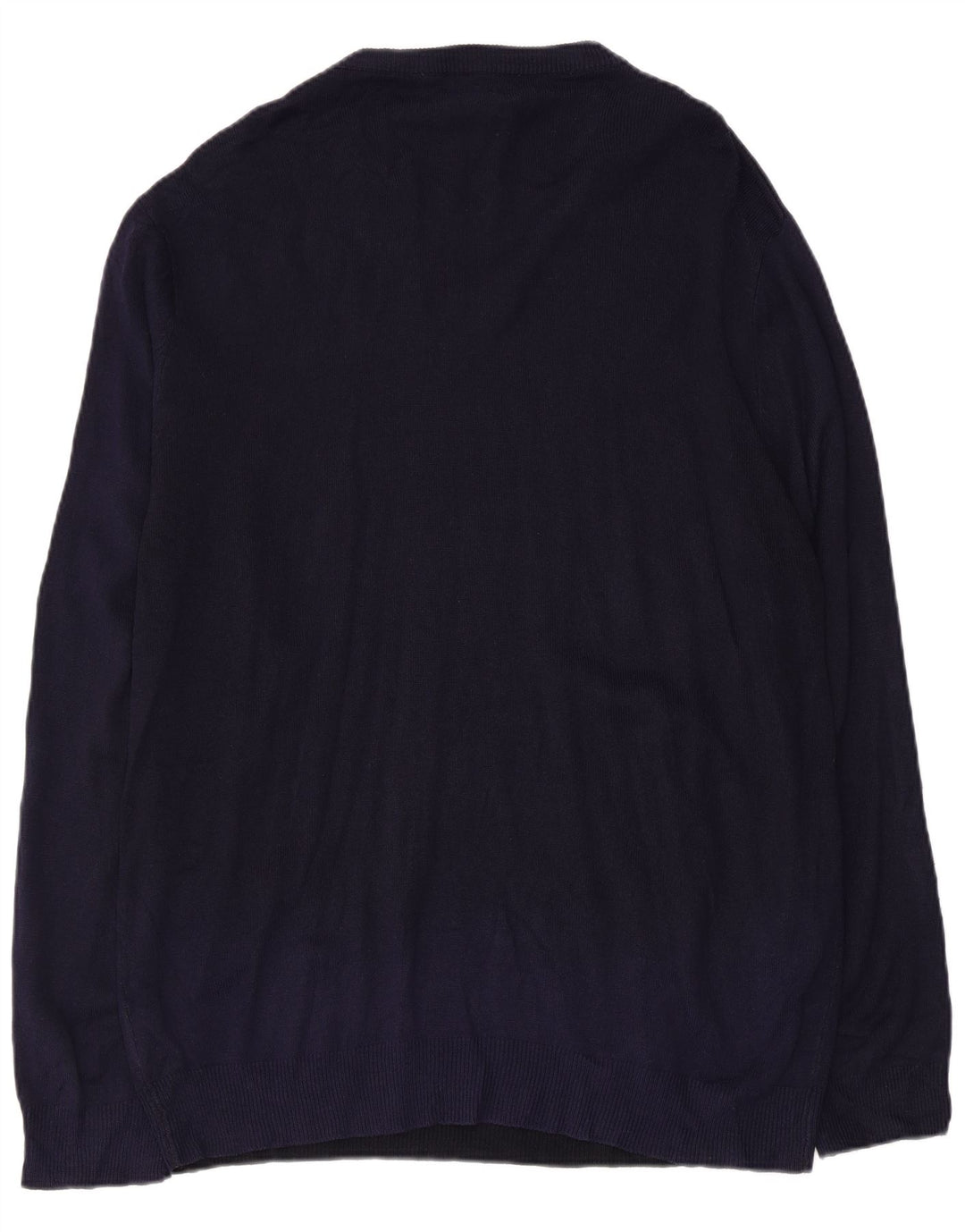 Suéter masculino PIERRE CARDIN com decote em V 2XL azul marinho acrílico