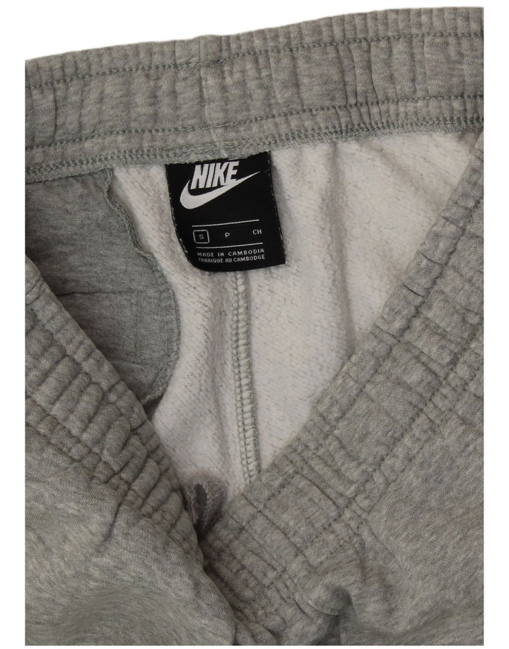 Calça de treino masculina NIKE Joggers pequeno cinza algodão