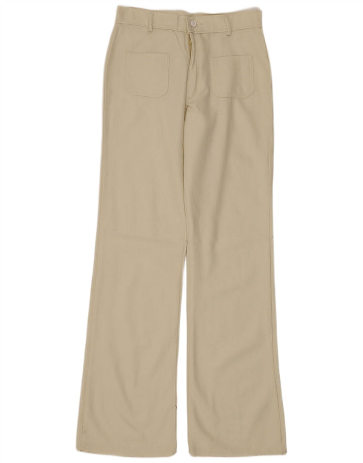 Calça casual feminina VINTAGE Bootcut W30 L34 bege