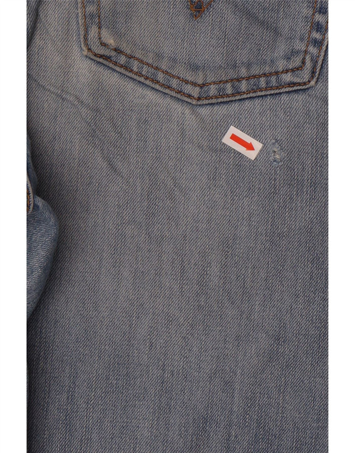 LEVI'S Masculino 751 Straight Jeans W34 L28 Azul Algodão