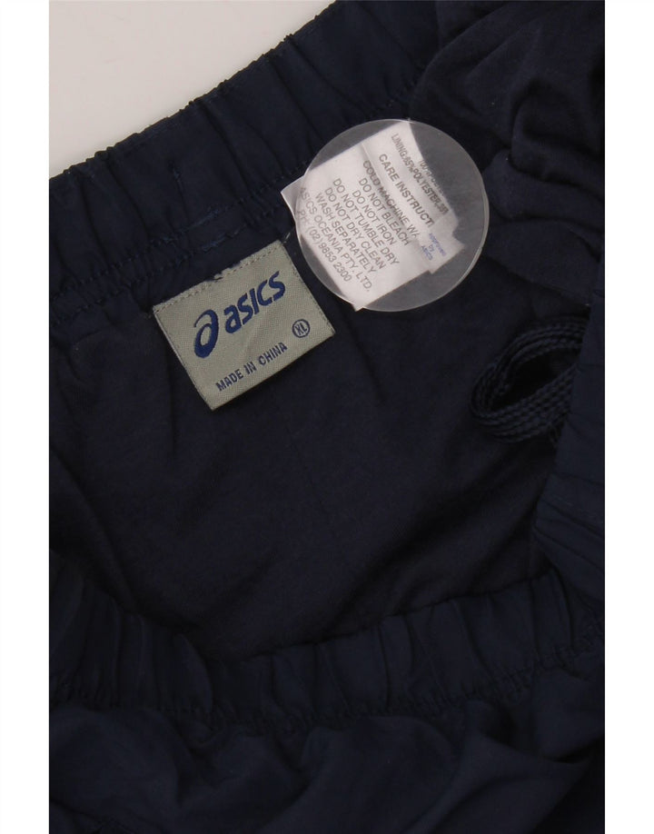 Calça de treino masculina ASICS Joggers XL azul marinho poliéster