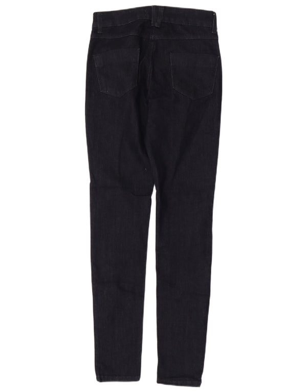 Calça jeans feminina Marks & Spencer UK 8 pequena W28 L30 azul marinho algodão