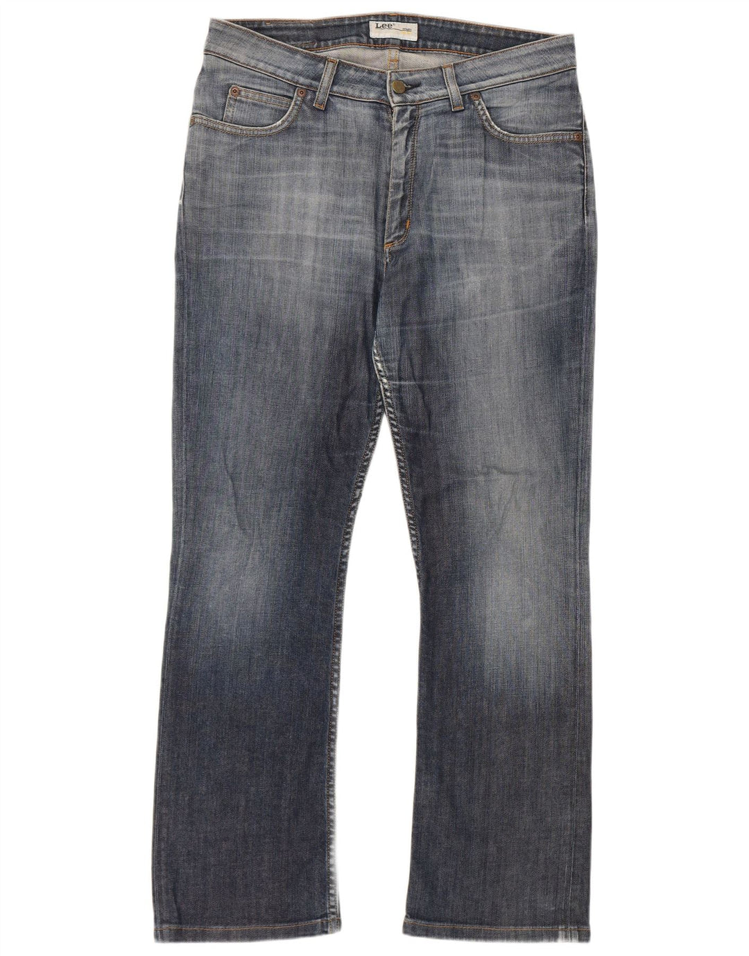 Lee Womens Cameron Bootcut Jeans W34 L28 Azul Algodão
