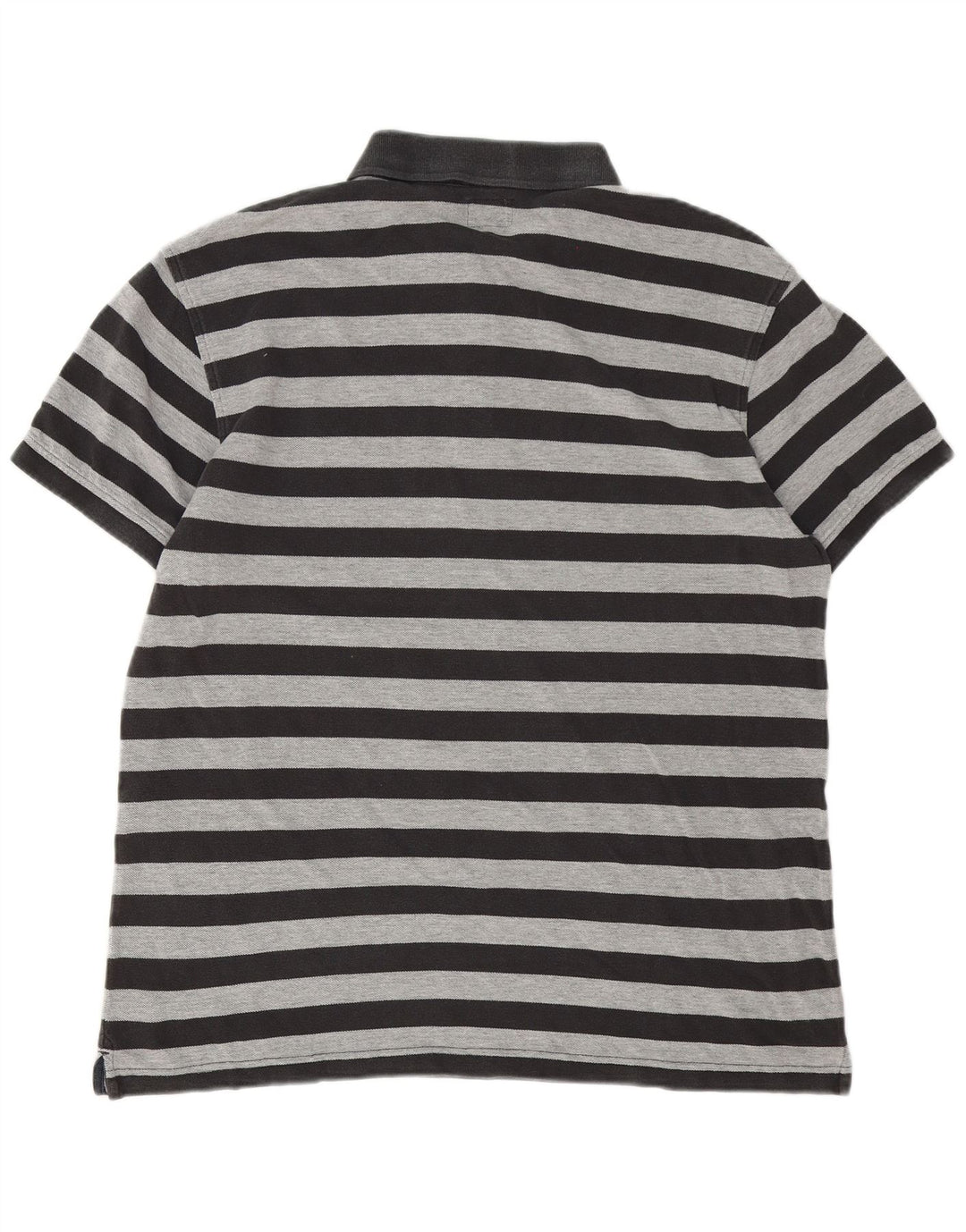Camisa polo masculina Levi's XL cinza listrada de algodão
