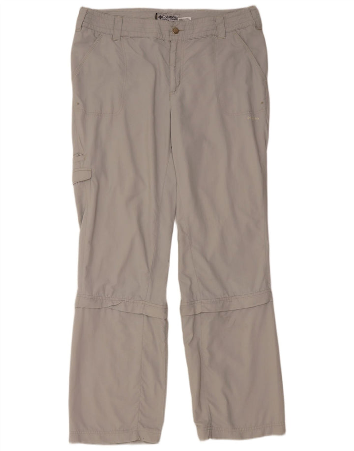 Calça cargo regular feminina COLUMBIA Titanium US 14 XL W36 L31 cinza