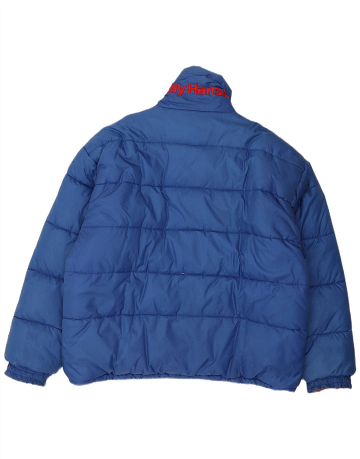 Jaqueta acolchoada masculina Helly Hansen UK 42 XL azul nylon