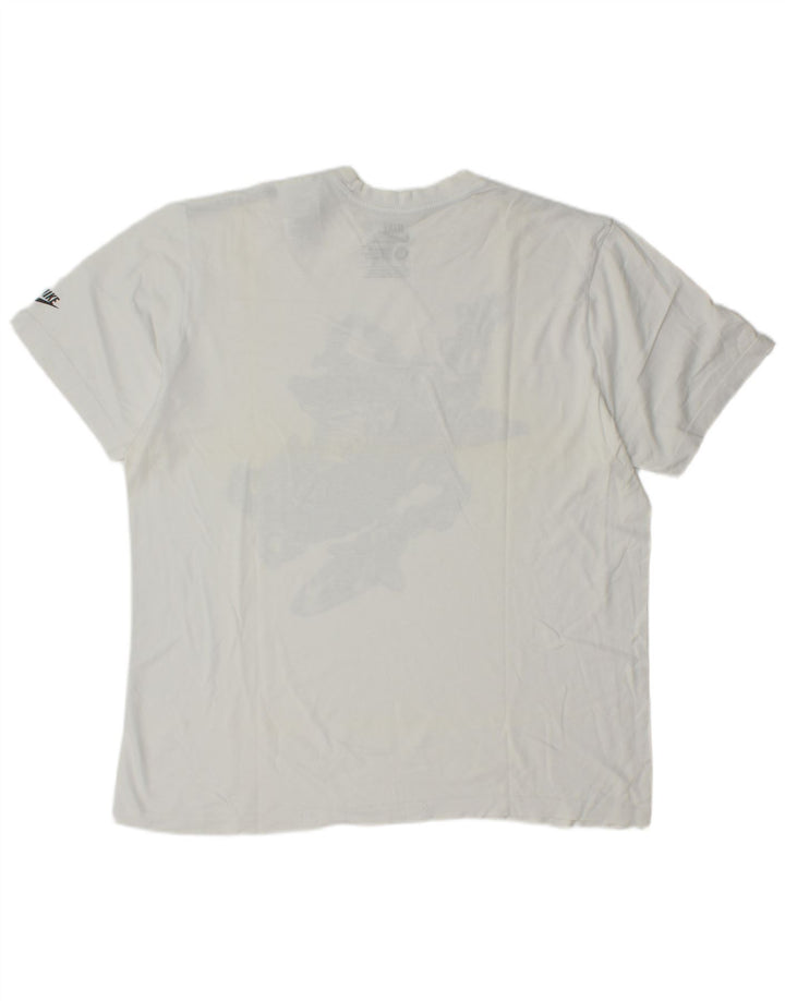 Camiseta Nike Masculina Standard Fit Graphic Top XL Algodão Branco