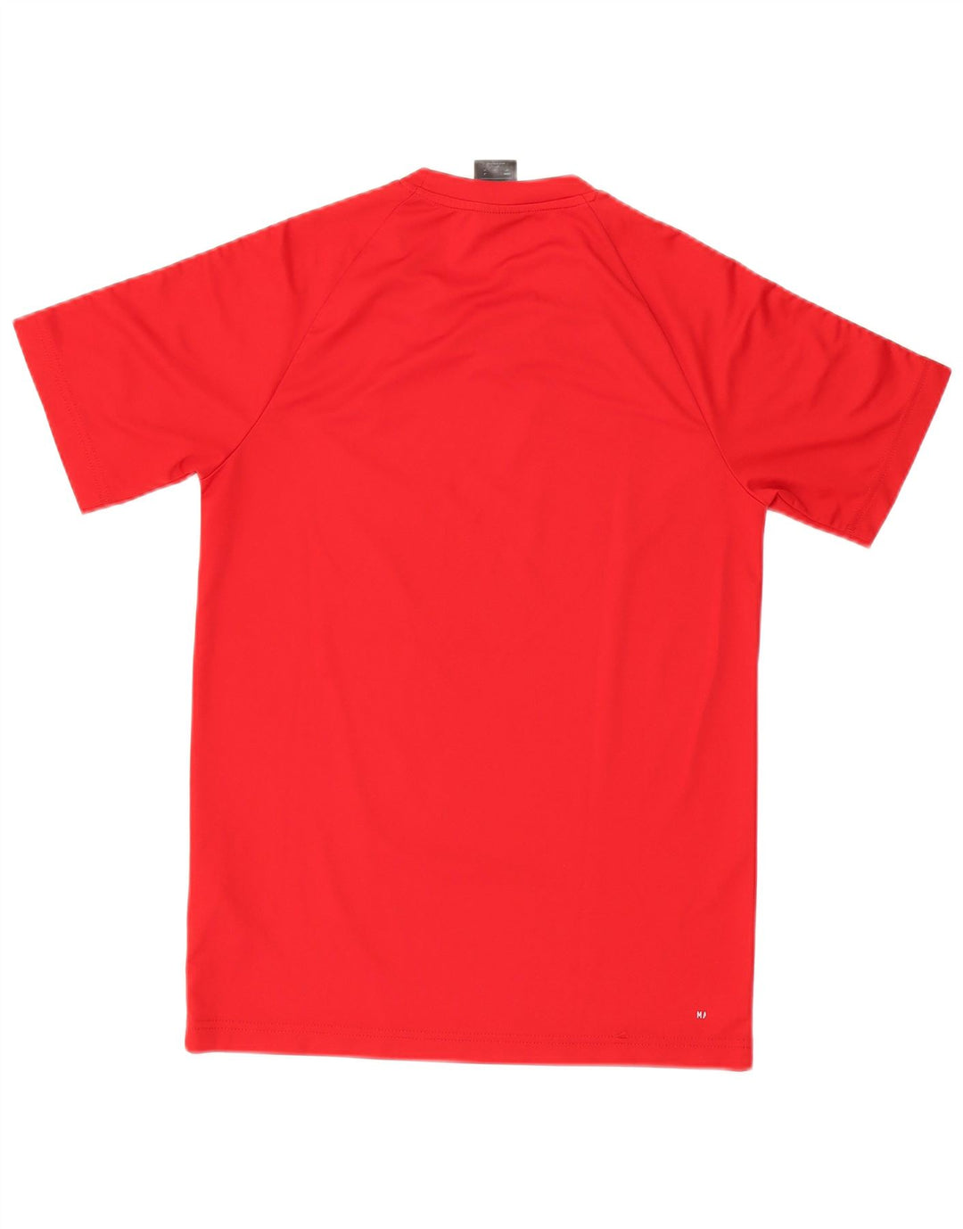 Adidas Mens T-Shirt Top Pequeno Poliéster Vermelho