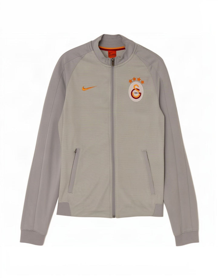 Nike Galatasaray S.K. Casaco Top de Fato de Treino UK 10 Pequeno Cinzento