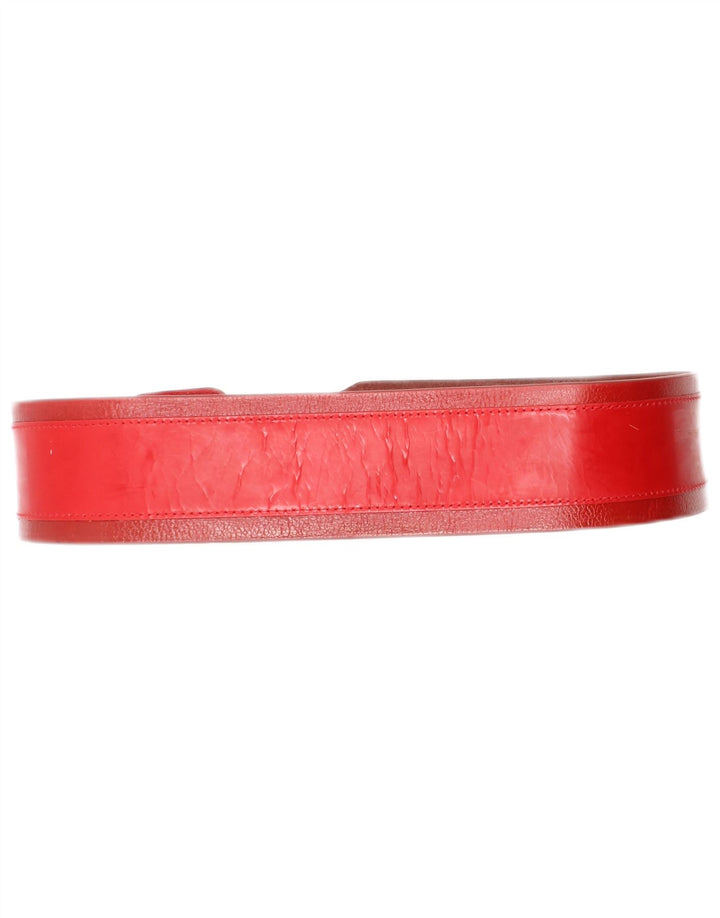 Cinto feminino de couro Coast médio L34 couro vermelho