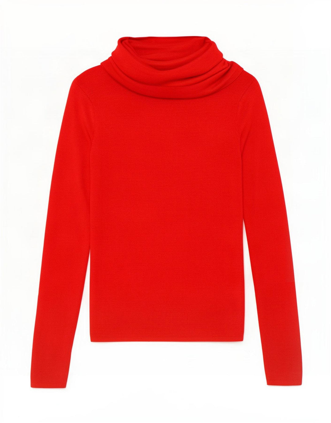 Zara Suéter feminino com gola redonda e gola redonda, Reino Unido 8 pequeno vermelho