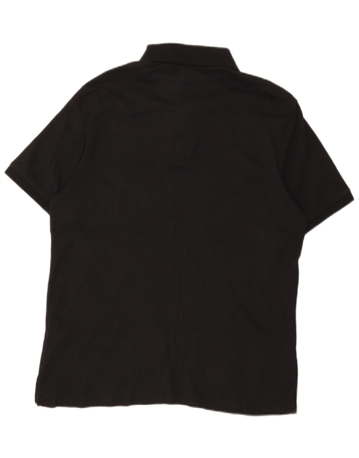 Camisa polo masculina Dkny grande algodão preto
