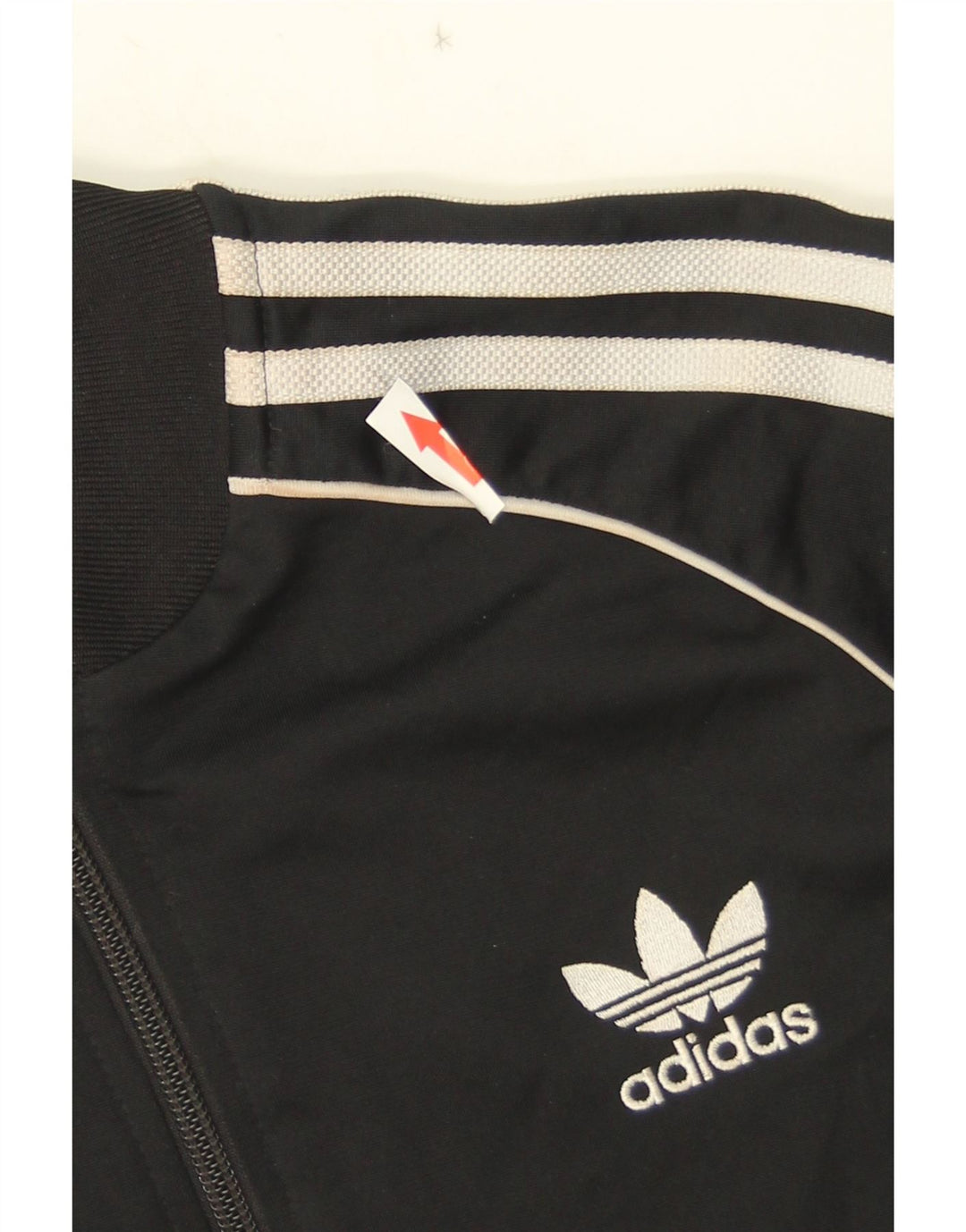 Casaco de treino Adidas Boys 11-12 anos preto poliéster