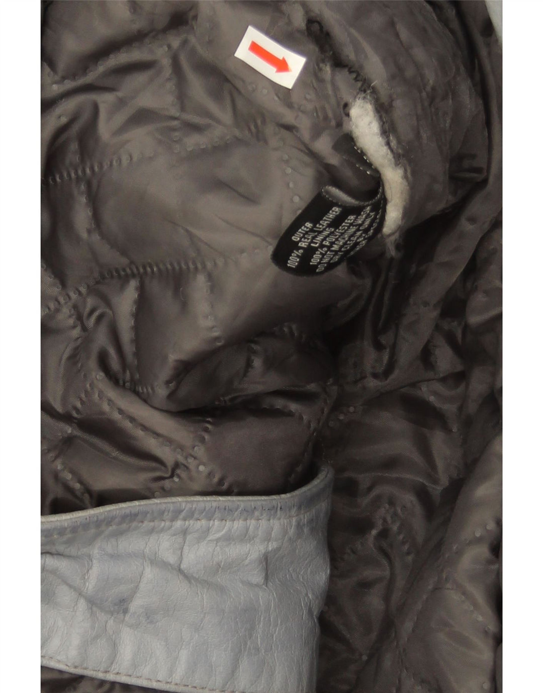 Jaqueta de couro para motociclista feminina Smart Range Reino Unido 20 2XL couro azul