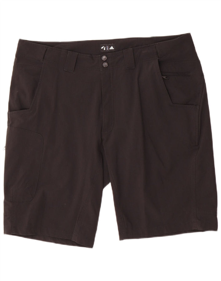Adidas Mens Cargo Shorts W36 Grande Nylon Preto