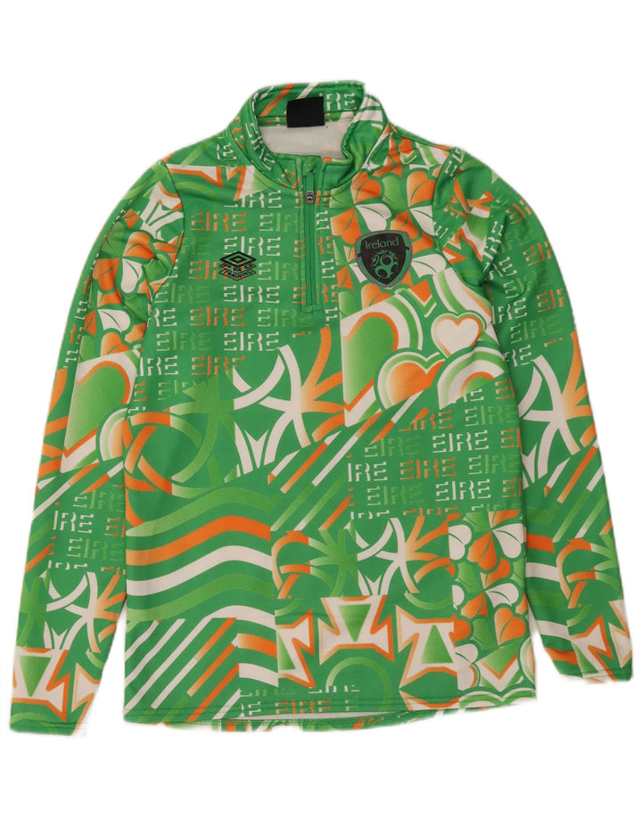 Umbro Meninas Graphic Pullover Treino Top 11-12 Anos Grande Verde