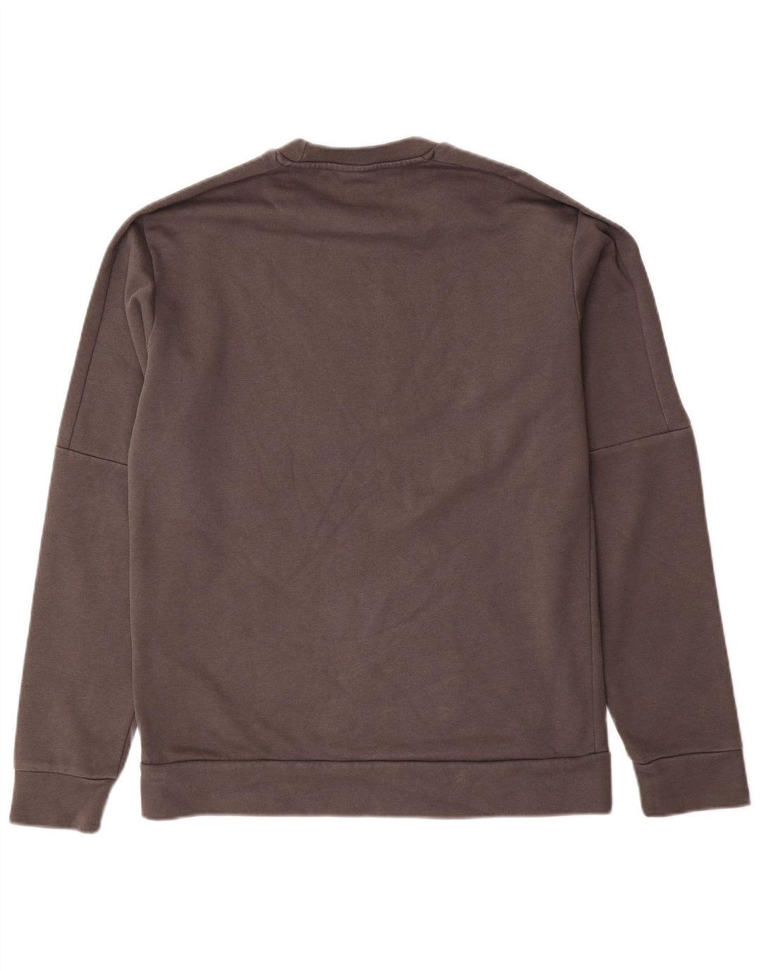 Adidas Mens Moletom Jumper Pequeno Cinza