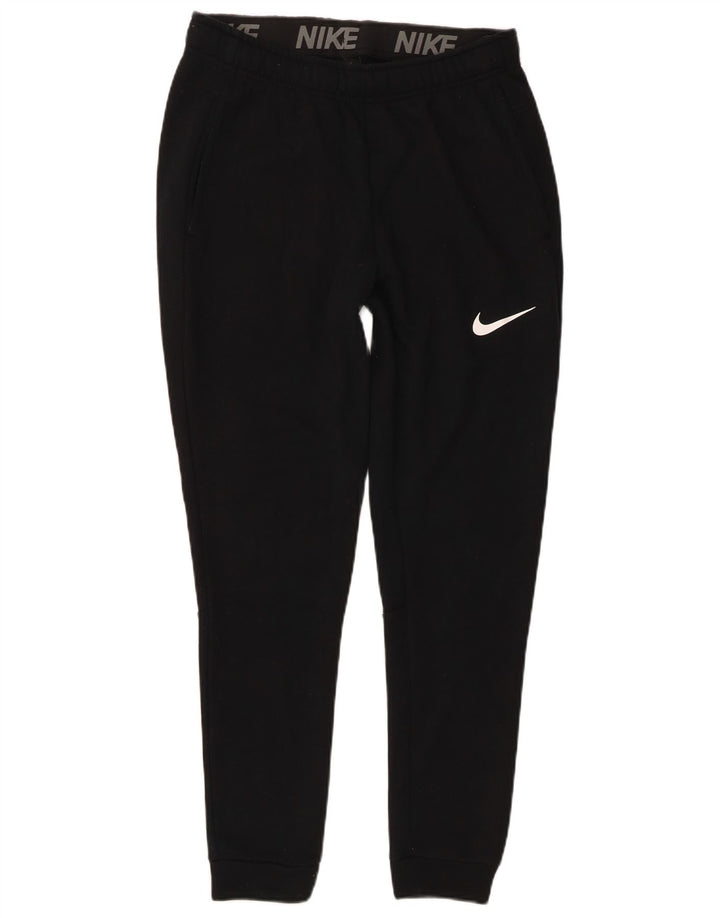 Nike Mens Dri Fit Standard Fit Calças de treino Joggers Pequeno Preto