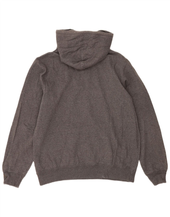 Nike Mens Hoodie Jumper Médio Algodão Cinza