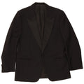 Jaqueta Blazer Gemelli Masculina com 1 Botão Reino Unido 42 XL Lã Preta