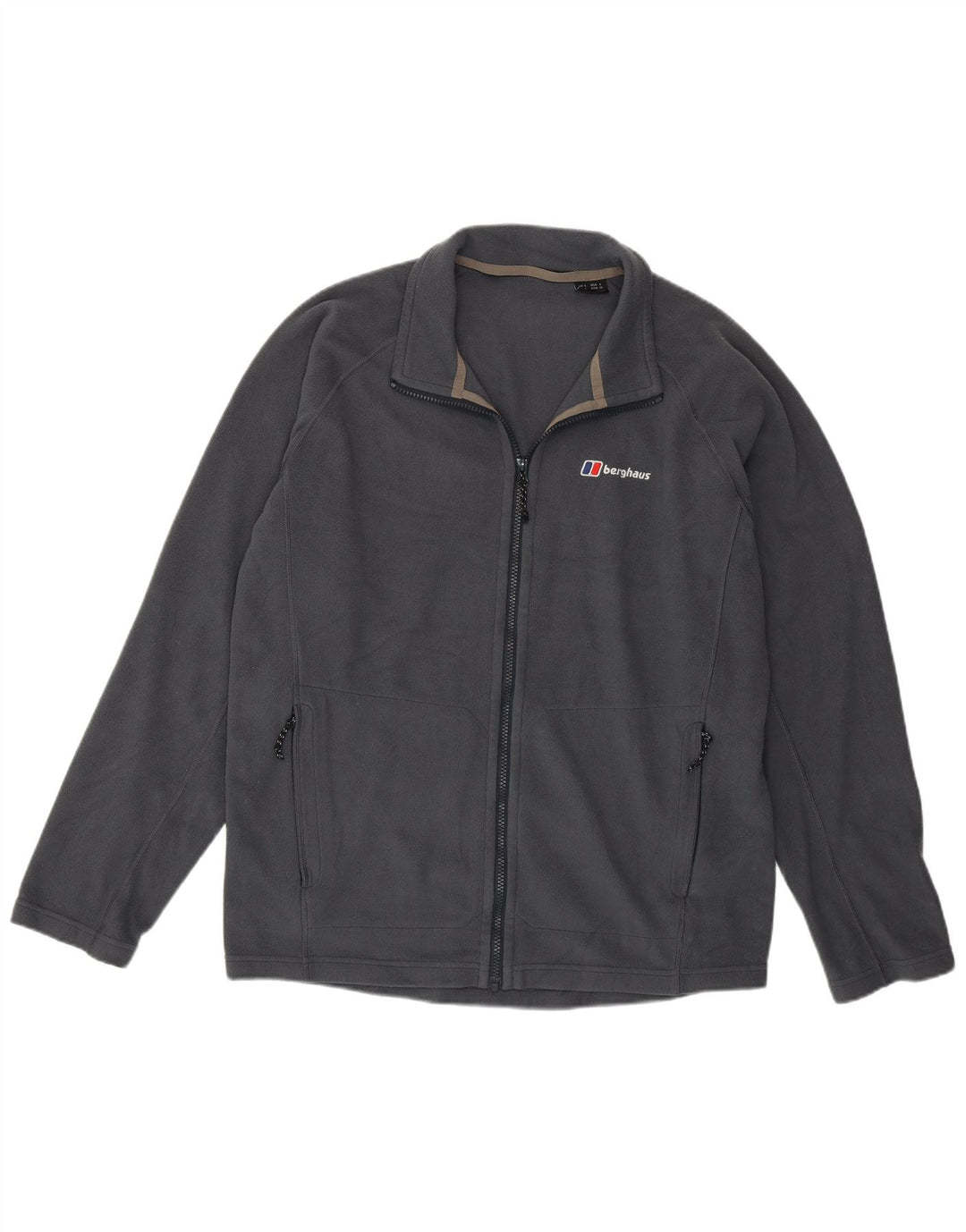 Jaqueta de lã masculina BERGHAUS UK 40 poliéster cinza grande