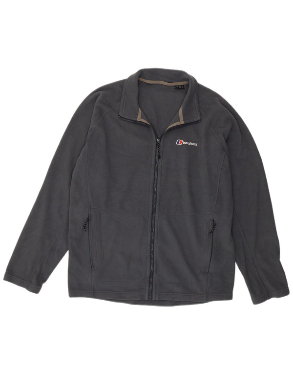 Jaqueta de lã masculina BERGHAUS UK 40 poliéster cinza grande