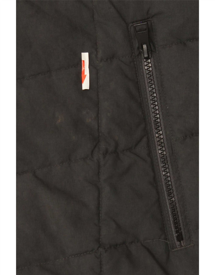 Gant Mens Colete Acolchoado UK 36 Pequeno Poliéster Cinza